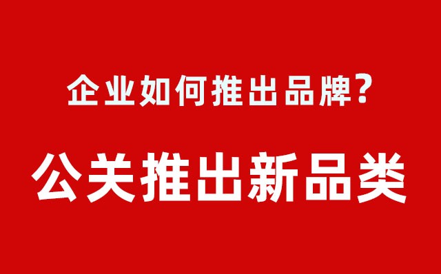 企業(yè)如何推出品牌？---公關推出新品類